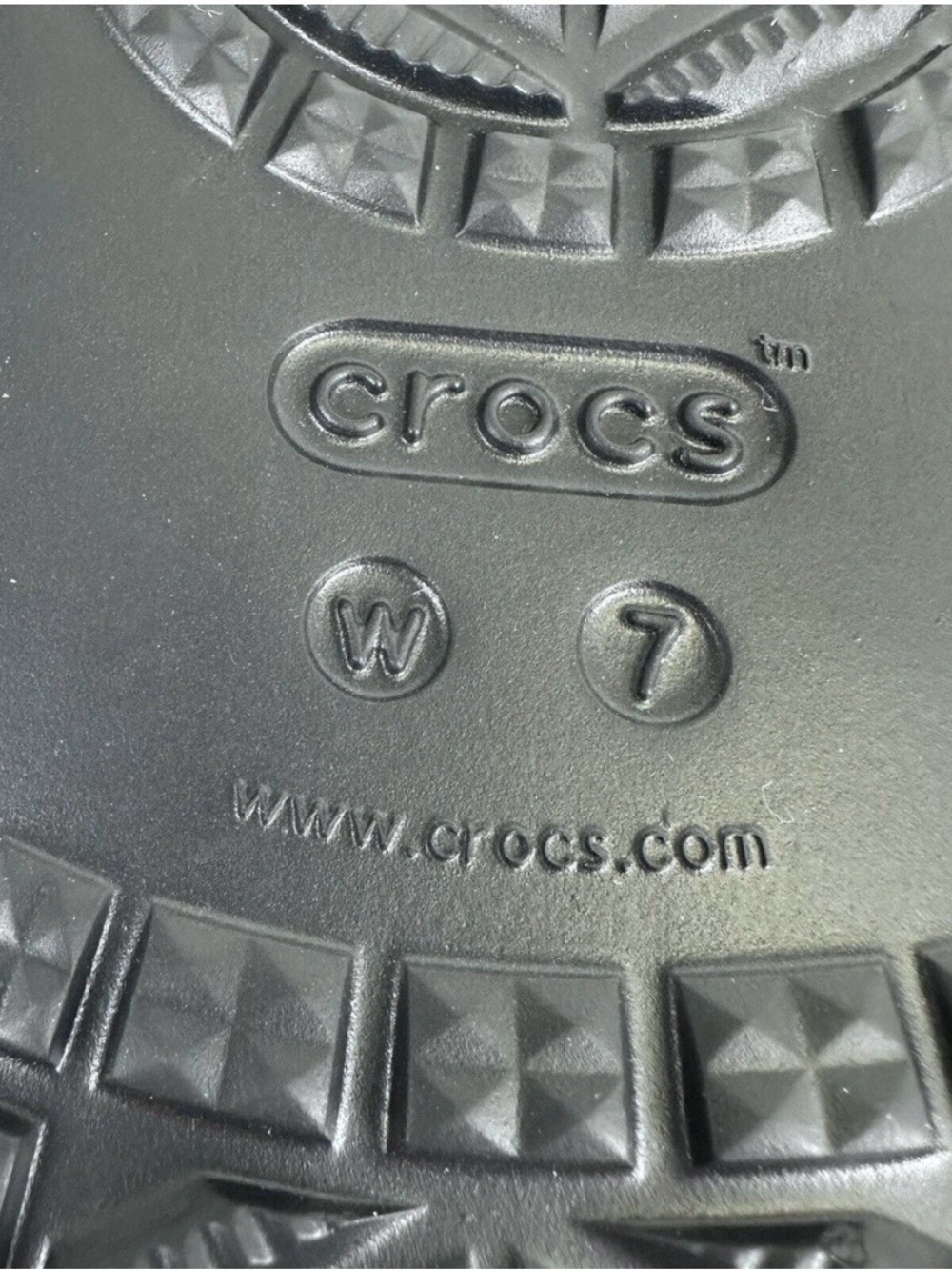 CROCS Sloane embellished Black Slide Sandals - Picture 8 of 10